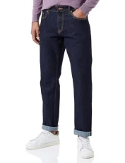 Q/S by Men's Pete Straight Leg Jeans, Blue, 33 W/34 L Q/S by Men's Pete Straight Leg Jeans, Blue, 33 W/34 L