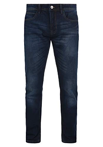 Quebec Men's Denim Jeans, Size:W31/32, Colour:Dark Blue (855)