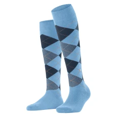 Queen Women Knee-high socks - Blue Queen Women Knee-high socks - Blue