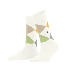 Queen Women Socks - White