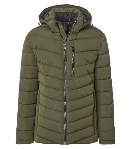 Quilted jacket plain, Green(336), L