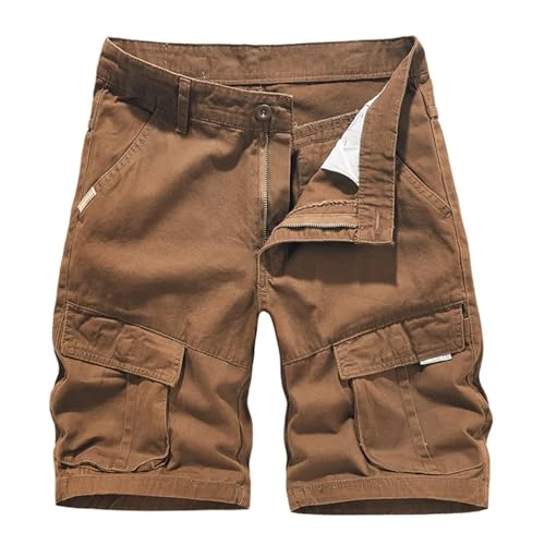 QWUVEDS Shorts Men's Trousers, Casual Comfortable Cargo Shorts, Outdoor Fashion, Five Points Casual 