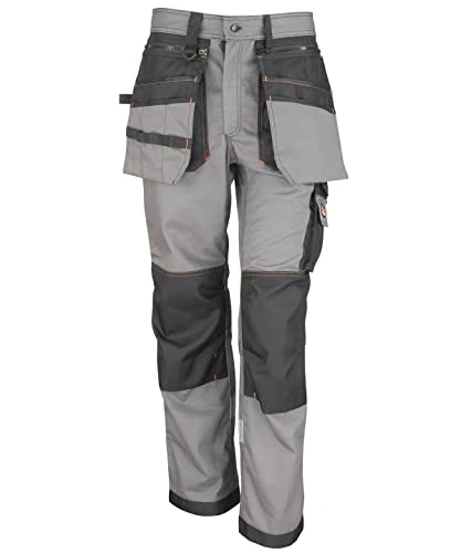 R324X Work-Guard X-Over Holster Trousers - Grey/Black - 5XL