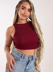 Racer Top Plain WINE Racer Top Plain WINE