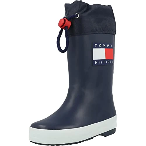 Rain Boot Blue Rubber 1 UK