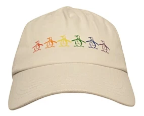 Rainbow Pete Adjustable Cap, White, One size