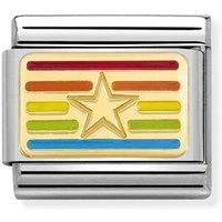 Rainbow Star Flag Charm