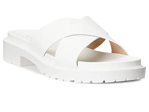 Ralph by Ralph Lauren Women's Kelsie Flat Sandal, Snow White, 6.5 UK