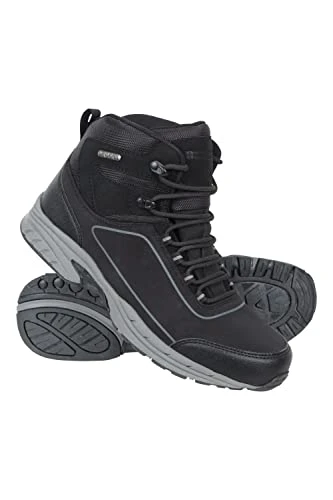 Ramble Mens Softshell Boots - Waterproof Upper Walking Shoes, Mesh Lining, EVA Cushion Hiking Boots, High Traction Outsole - for Spring Summer & Outdoors Charcoal 13 UK