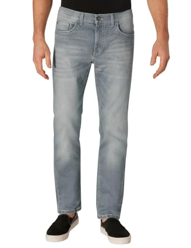 Rando Men's Jeans, Men's Trousers, Regular Fit, Grey Denim/Washed Washed, Grey Used Buffies 6755 983