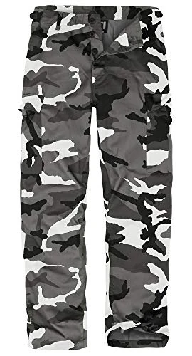 Ranger Trousers Men's Cargo Trousers Army Field Trousers, Urban, XXXXXXL