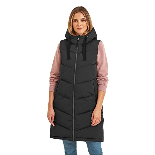 Ranskill Womens Gilet, Quilted Puffer, Wind Resistant, Warm, with Thermal Eco Filling, Hood, Two Low