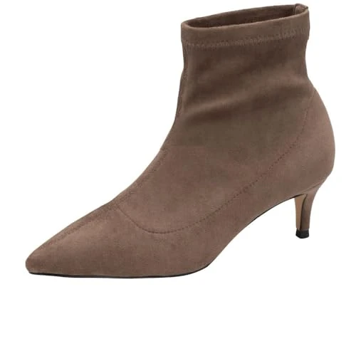 Ravel Madruga Womens Ankle Boots 3 UK BROWN IMI SUEDE