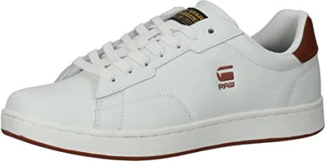 RAW Men's 2212 002512 Cadet POP Low-Top Sneakers, White Orange, 10 UK RAW Men's 2212 002512 Cadet POP Low-Top Sneakers, White Orange, 10 UK