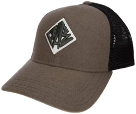 RAW Men's Badge Baseball Trucker Cap, Brown (turf D22305-B965-273), PC
