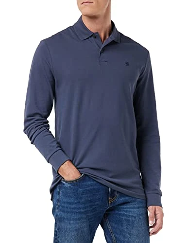 RAW Men's Dunda Core Polo, Blue (fantem blue D14141-5864-863), S