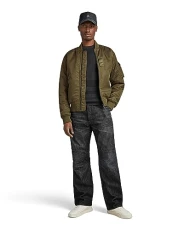 RAW Men's G-A1 Bomber Jkt, Green (dark olive D23624-C143-C744), M RAW Men's G-A1 Bomber Jkt, Green (dark olive D23624-C143-C744), M