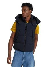 RAW Men's G-Whistler Padded Hooded Vest 2.0, Blue (Salute D25346-D518-C742), M RAW Men's G-Whistler Padded Hooded Vest 2.0, Blue (Salute D25346-D518-C742), M