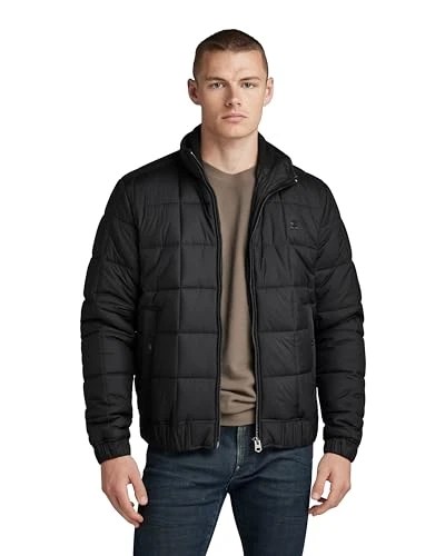 RAW Men's Meefic quilted jkt, Black (dk black D23965-B958-6484), XL