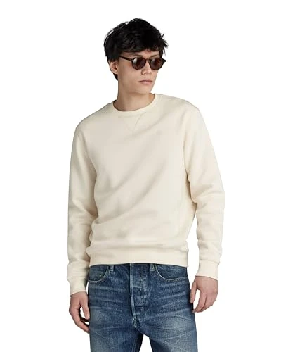 RAW Men's Premium Core Sweater, Beige (eggnog D16917-C235-G076), M