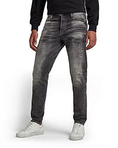 RAW Men's Scutar 3D Tapered Jeans, Grey (vintage basalt D17711-C293-B168), 34W / 34L