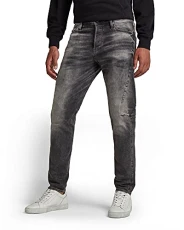 RAW Men's Scutar 3D Tapered Jeans, Grey (vintage basalt D17711-C293-B168), 34W / 34L