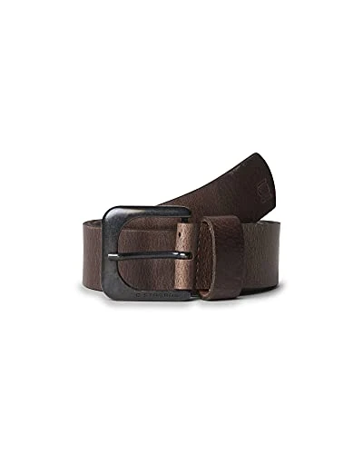 RAW Men's Zed Belt, Brown (dk brown/black metal D04169-3127-8127), 105