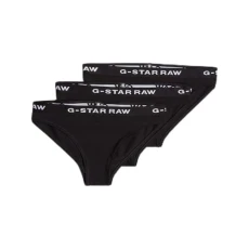 RAW Women's Brief 3 pack Briefs, Schwarz (black/black/black D23775-D516-4248), RAW Women's Brief 3 pack Briefs, Schwarz (black/black/black D23775-D516-4248),