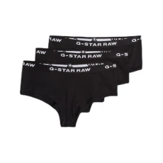 RAW Women's Hipster 3 pack Hipster Panties, Schwarz (black/black/black D24081-D516-4248), RAW Women's Hipster 3 pack Hipster Panties, Schwarz (black/black/black D24081-D516-4248),