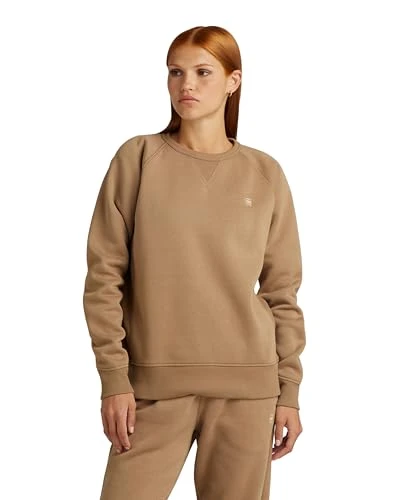 RAW Women's Premium Core 2.0 Sweater Sweats, Beige/khaki (safari D21253-C235-B444), S