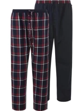 Rawald Men's Pyjama Bottoms Pack of 2, blue, XXXXXXXL