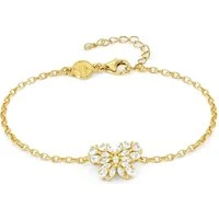 Ray Of Light Gold Butterfly Bracelet - 16cm