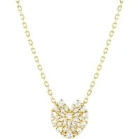 Ray Of Light Gold Heart Necklace - 38cm