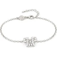 Ray Of Light Silver Butterfly Bracelet - 16cm