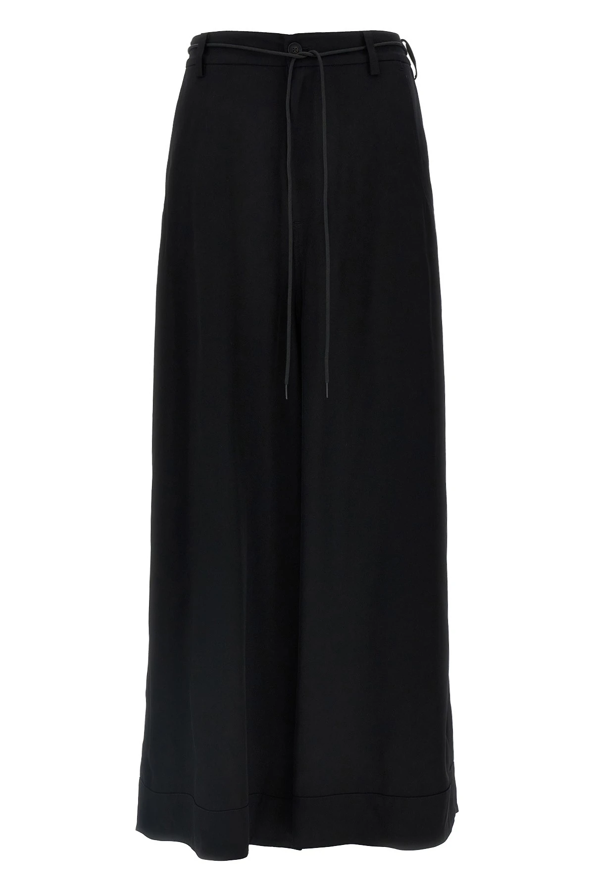 Rayon Twill Wide Pants