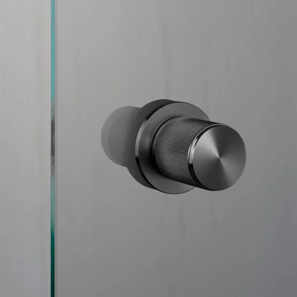 RDK-091059 Fixed Door Knob - Single Sided - Linear Accessory Gun Metal