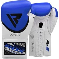 RDX A2 BBBofC Approved Fight Boxing Gloves Blue 10oz