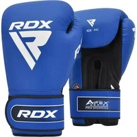 RDX APEX Sparring/Training Boxing Gloves Hook & Loop Blue 10oz