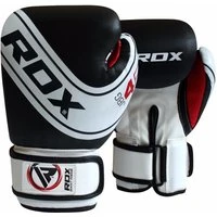 RDX Robo Kids Boxing Gloves White/Black Black 4oz