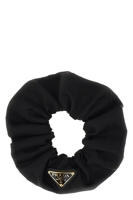 Re-Nylon hair elastic - Black