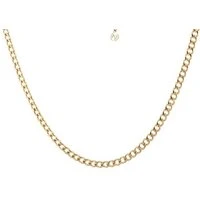 Recycled Gold Classic Curb Chain Necklace - 46cm