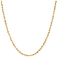 Recycled Gold Twist Chain Necklace - 38cm