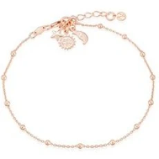 Recycled Rose Gold Celestial Anklet - Rose Gold