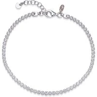 Recycled Silver Tennis Bracelet - Silver