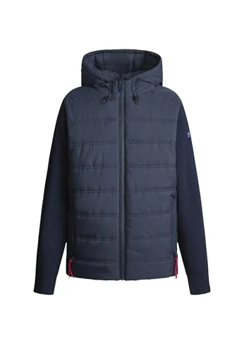 Red Bull Racing X  Men's RBR Knit Storm Quilt Front Hybrid Knitwear, Blue (Dulwich Blue), XXL