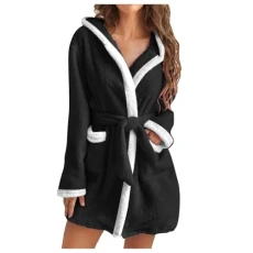 red Cardigan Housecoat Deal of The Day Cotton Waffle Dressing Gown Robe for Women Ladies Dressing Gowns Fluffy Womens Wrap Towel Robe Warm Bathrobe