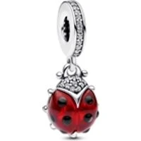 Red Ladybird Dangle Charm