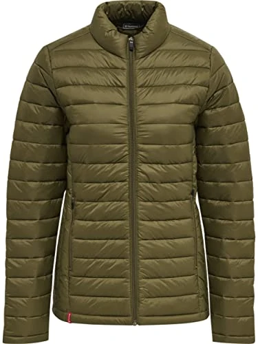 Red Quilted Coat M