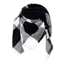 Red White Blue Scarf Women Uk Black Cashmere Wrap Shawl Teachers Thank You Gifts Running Hiking Ladies' Plaid New Thorn Square Scarf Ladies' Plaid Triangle Scarf Sale Promotion