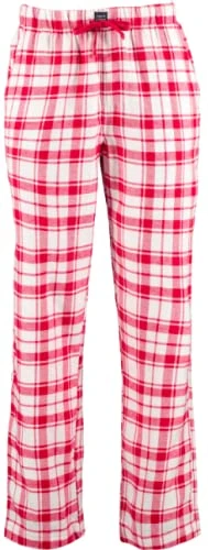 Red & White Checked Lounge Pants/Pyjama Bottoms (Large)